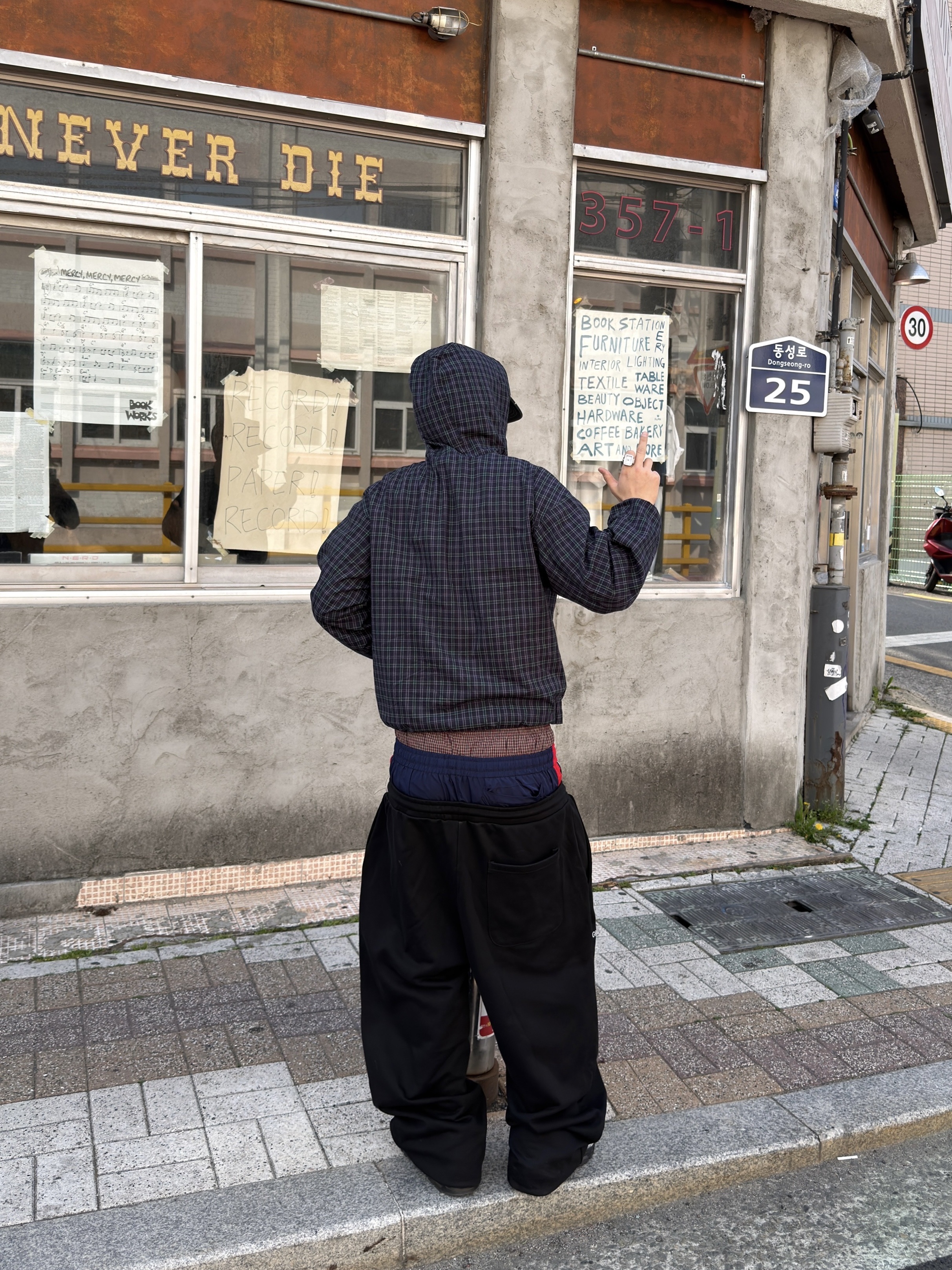 Protocol Index 3 Layered Sweatpants Black, Supreme x True Religion Mesh Back 6-Panel Dirty Indigo - 25FW 착용 스타일 - 6