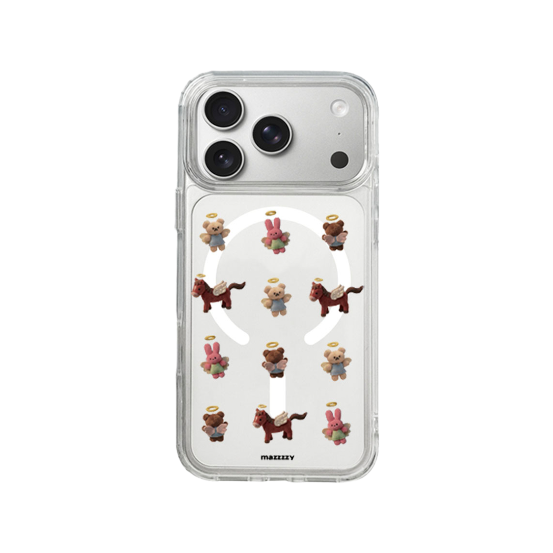 P0000BSM MAZZZZY Magsafe mini angel friends case (젤하드)