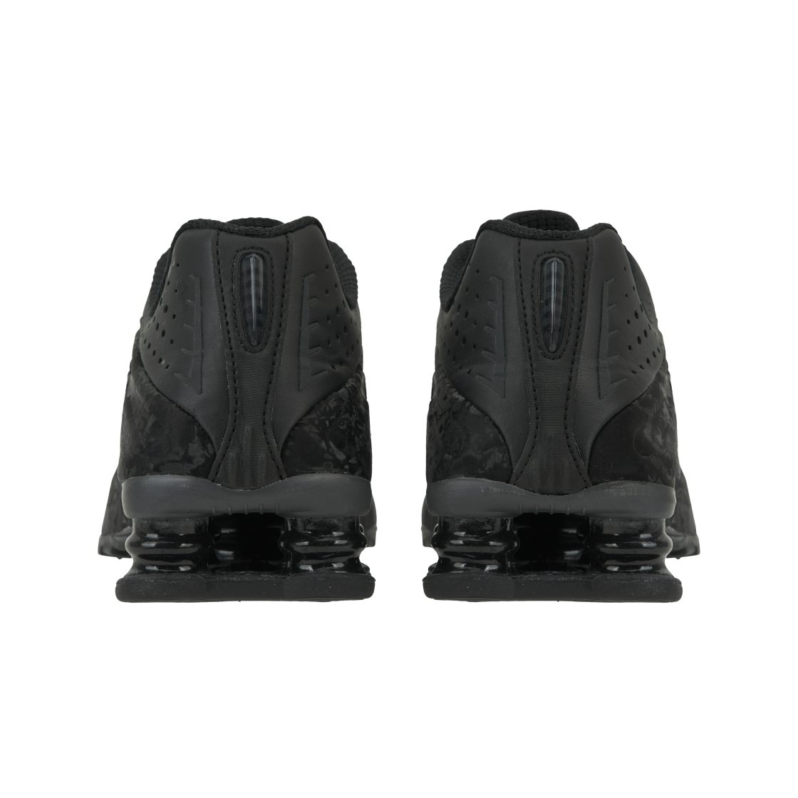 (W) 나이키 샥스 R4 블랙 다크 스모크 그레이((W) Nike Shox R4 Black Dark Smoke Grey) - 6