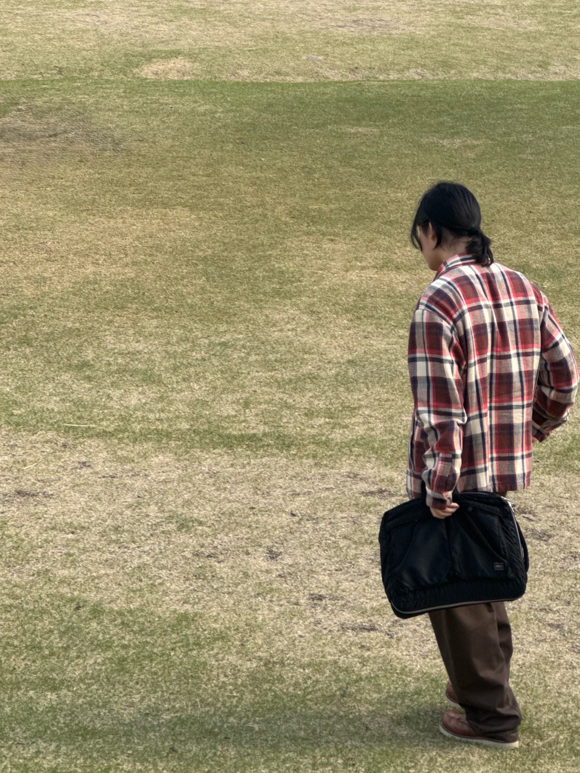 Porter Tanker 3Way Briefcase Black 착용 스타일 - 4