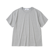 Knitted Cotton Crop T-Shirts Grey