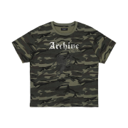 Farfromwhat Archive Gothic Logo T-shirt_Camo