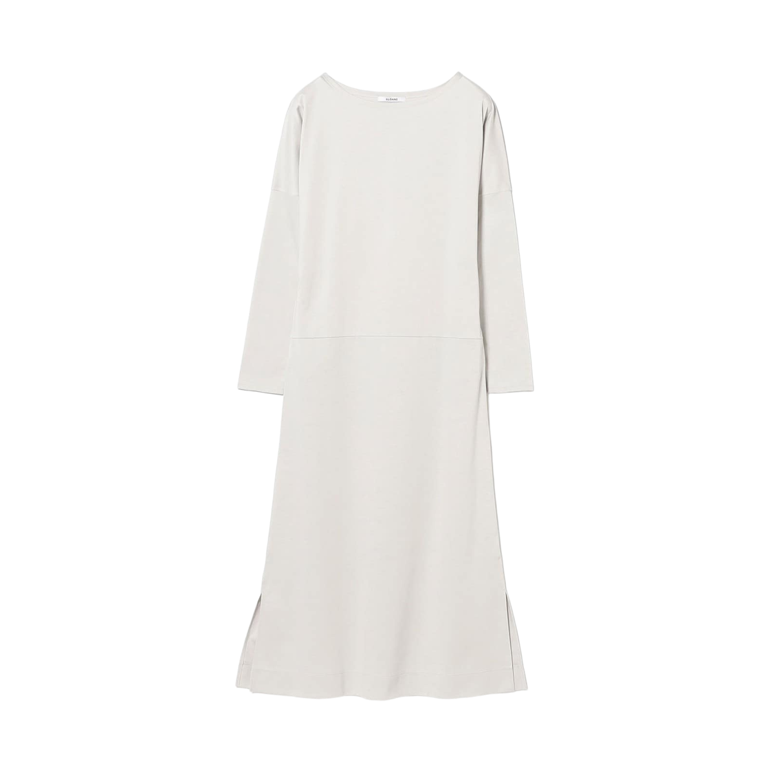 64-26-2675-355 (W) Demi-Luxe Beams x Kanako Sato x Sloane Long T-Shirt Dress Light Grey