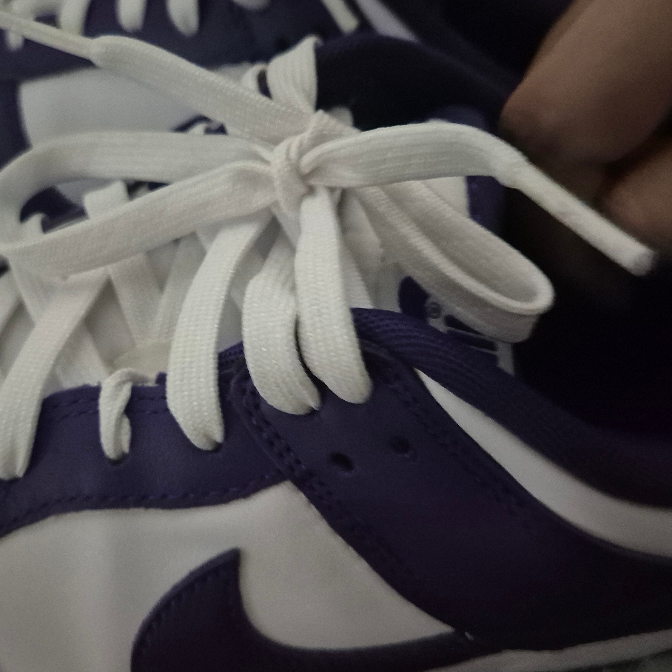 Nike Dunk Low Retro Championship Court Purple 착용 스타일