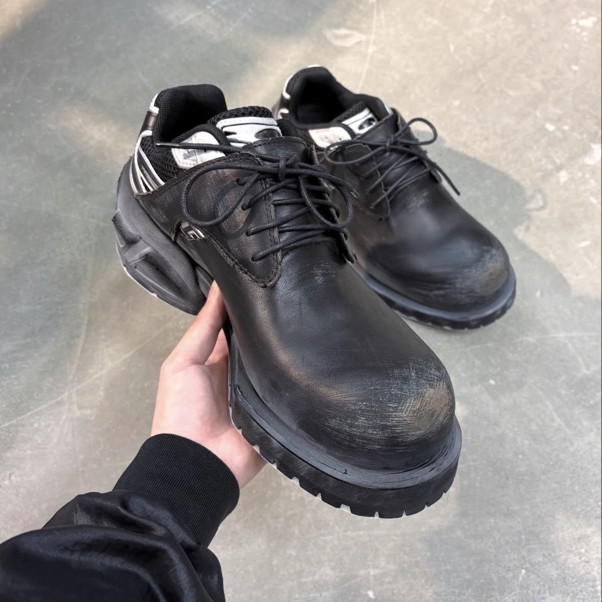 Remagine Hybrid Derby Shoes Starting Bigger Nasty 착용 스타일 - 1