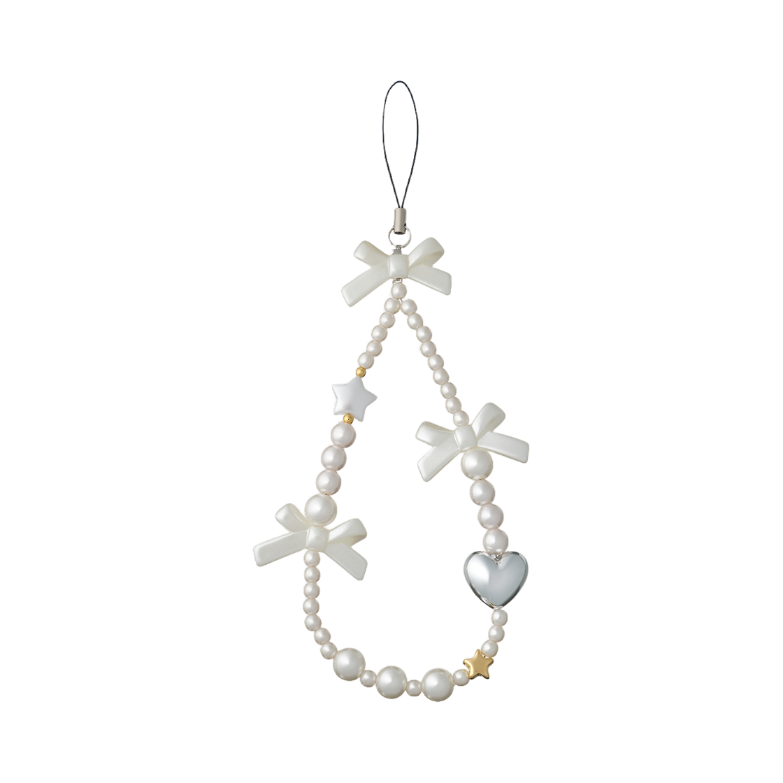 에스엘비에스 리본 펄 비즈 스트랩(SLBS Ribbon Pearl Bead Strap)