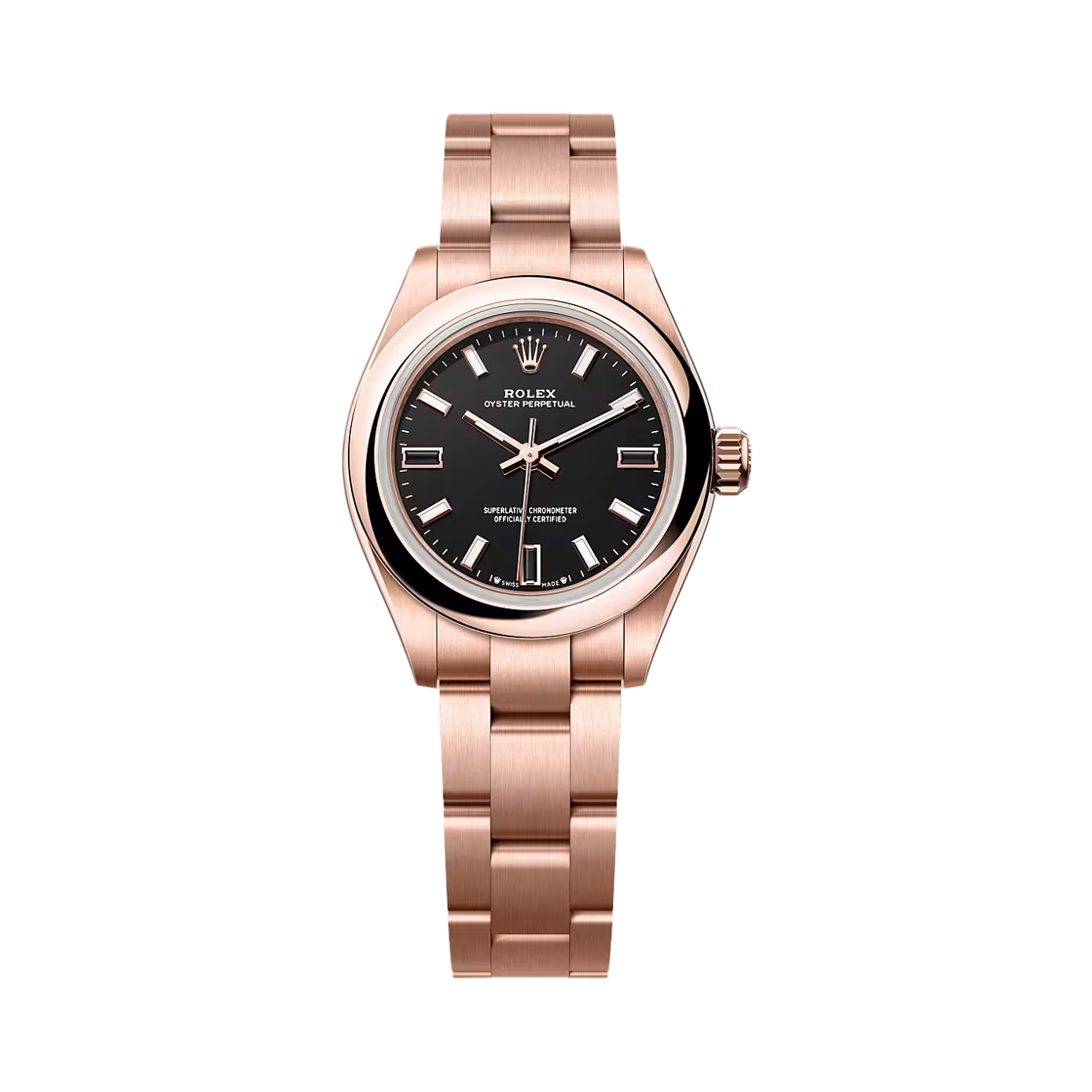 롤렉스 오이스터 퍼페츄얼 28mm 276205 블랙 다이아 셋팅 오이스터(Rolex Oyster Perpetual 28mm 276205 Black Diamond Set Oyster) - 1