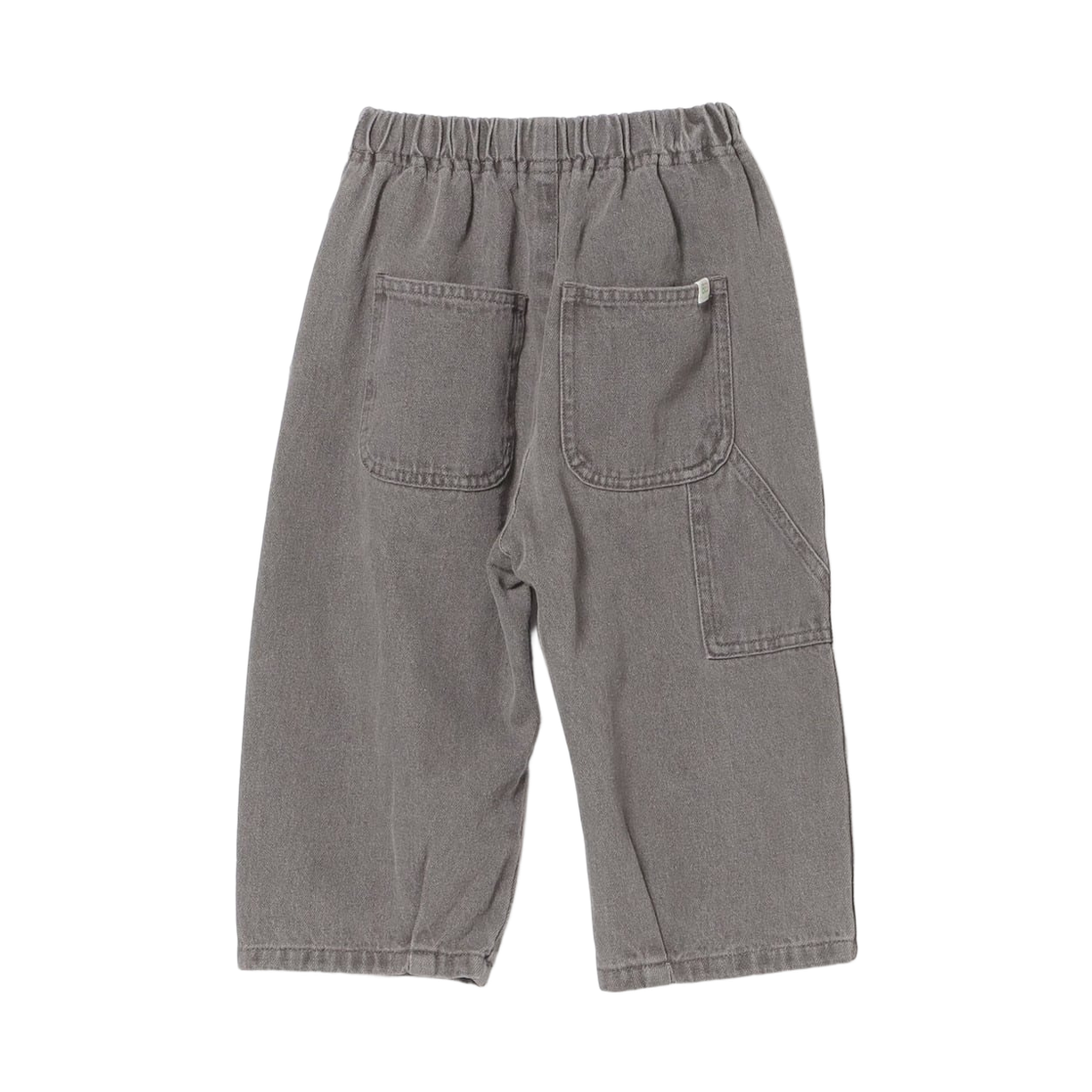 (키즈) 빔즈 미니 크롭 데님 팬츠 차콜 그레이((Kids) Beams Mini Cropped Denim Pants Charcoal Gray) - 2