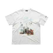 [트리플적립] PACOSPLY Liberty Fragile T-Shirts Ivory