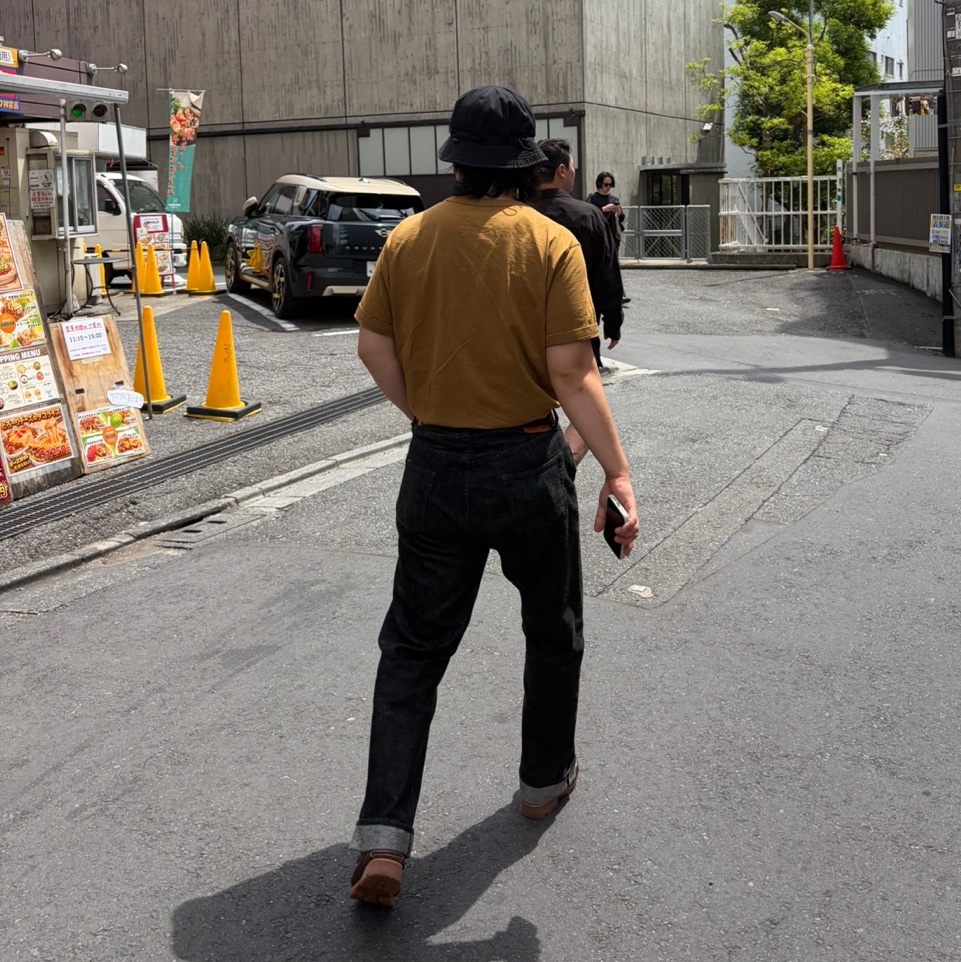 Timberland Classic 3-Eye Boat Shoes Brown - Wide, Fullcount 0105BK Wide Denim Pants Black 착용 스타일