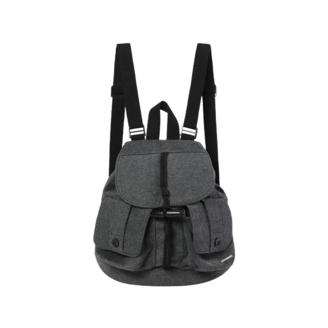 - Miseki Seoul Toggle Wool Backpack Dark Grey