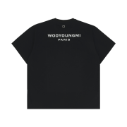 Wooyoungmi Cotton Back Logo T-shirt Black - 23SS