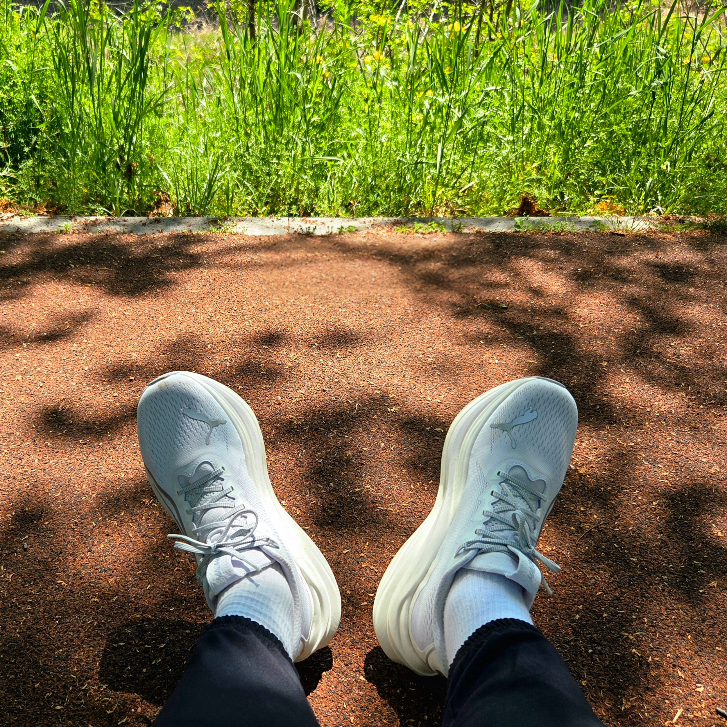 Puma Magmax Nitro White Silver 착용 스타일