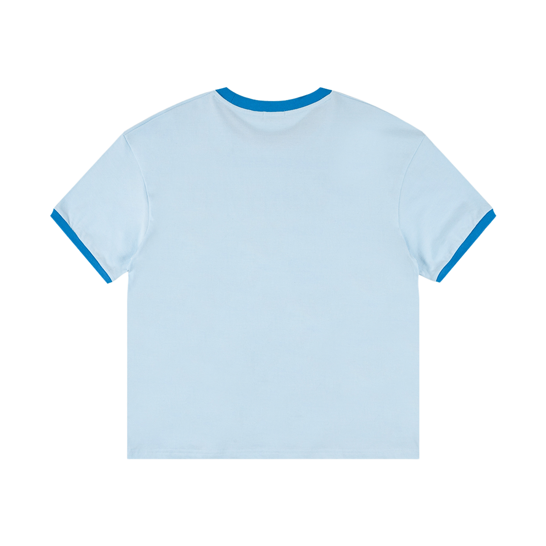노디 인시그니아 스타 링거 크롭 티 스카이 블루(NODI Insignia Star Ringer Crop Tee Sky Blue) - 2