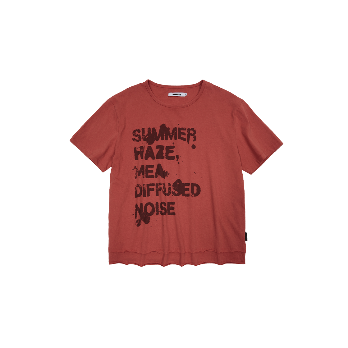 메아 썸머 헤이즈 레이어드 티셔츠 코랄(Mea Summer Haze Layered T-Shirt Coral)