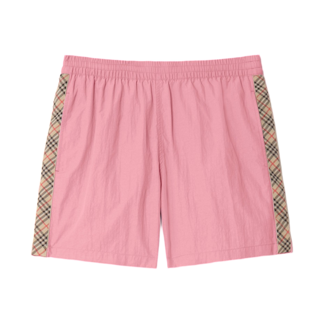 버버리 체크 트림 스윔 쇼츠 말로우 핑크(Burberry Check Trim Swim Shorts Mallow Pink) - 1
