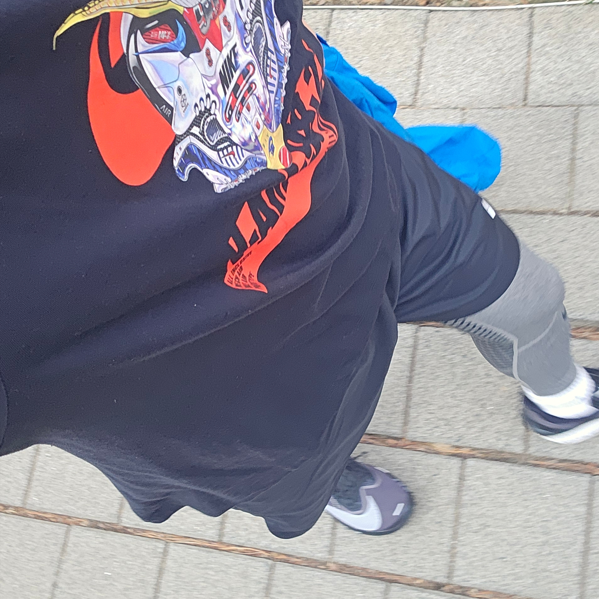 Nike Zoom Fly 6 Black Light Smoke Grey 착용 스타일