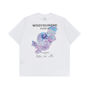 Wooyoungmi 3D Coral Back Logo T-Shirt White - 25SS