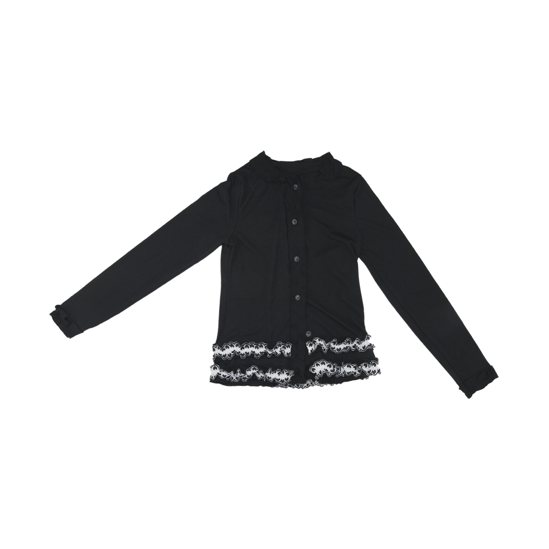 더그레이티스트 프릴 가디건 블랙(The Greatest Frill Cardigan Black)