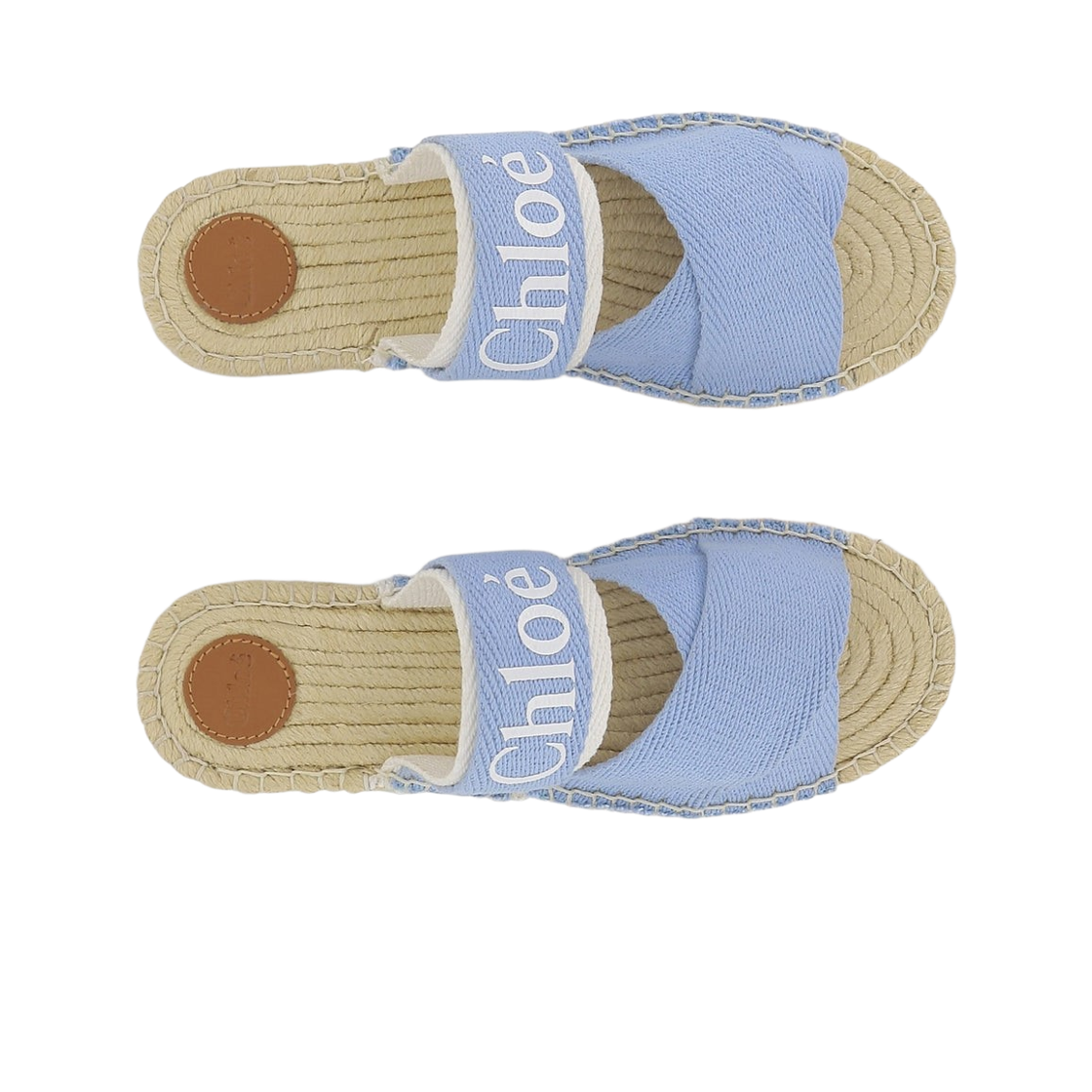 (키즈) 끌로에 로고 샌들 블루((Kids) Chloe Logo Sandal Blue) - 2