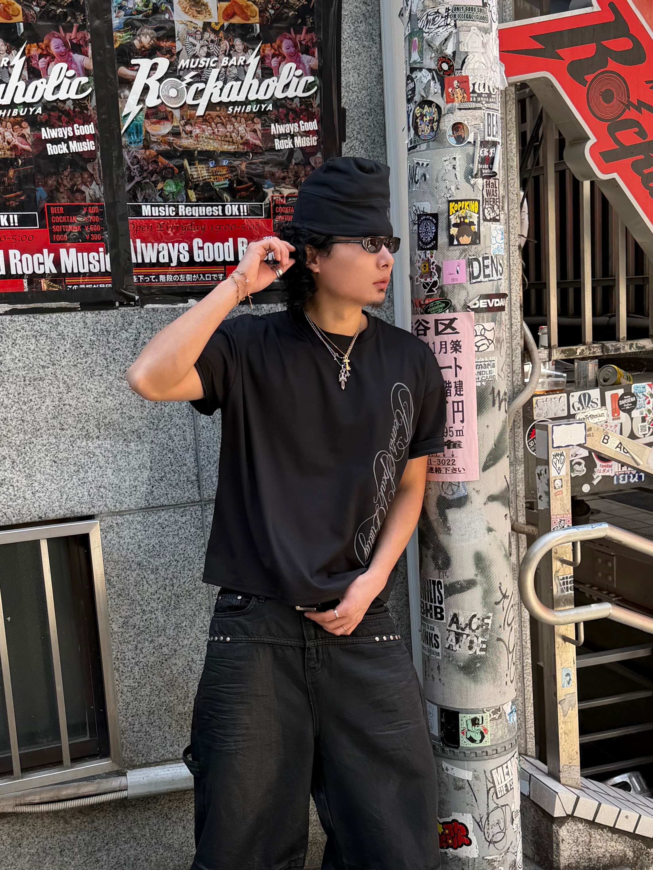 Nike x Stussy Skull Cap Black 착용 스타일 - 7