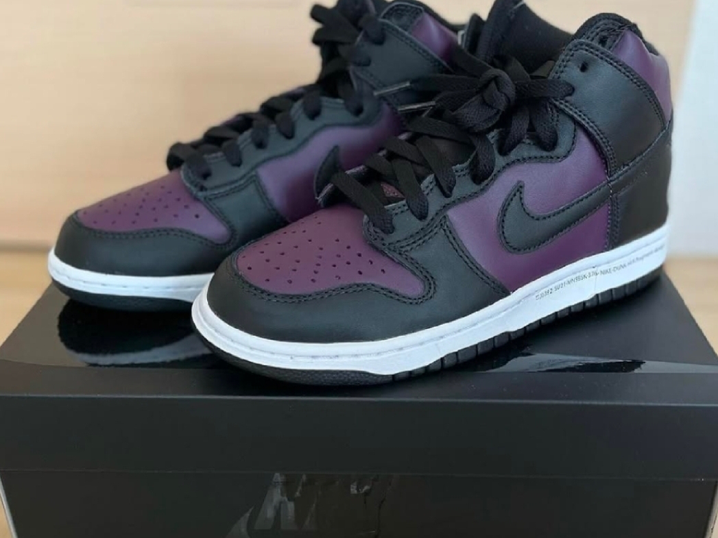 Nike x Fragment Dunk High Black 착용 스타일
