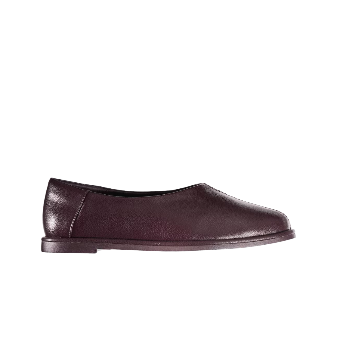 (W) 유니클로 C 스퀘어 플랫 다크 브라운((W) Uniqlo C Square Flats Dark Brown)