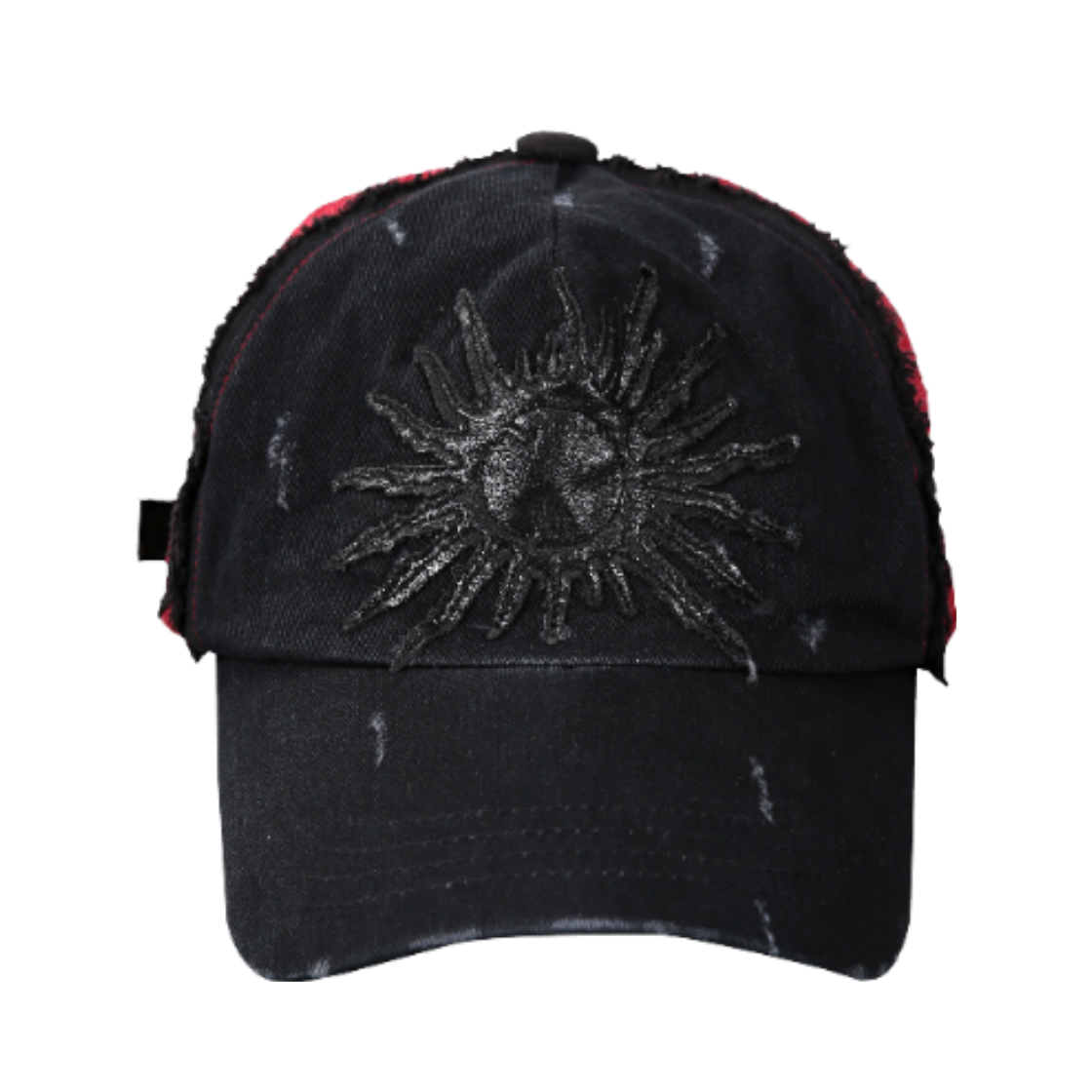톤얼타이드 아플리케 매쉬 캡 레드(tornortied Appliqué Mesh Cap Red)