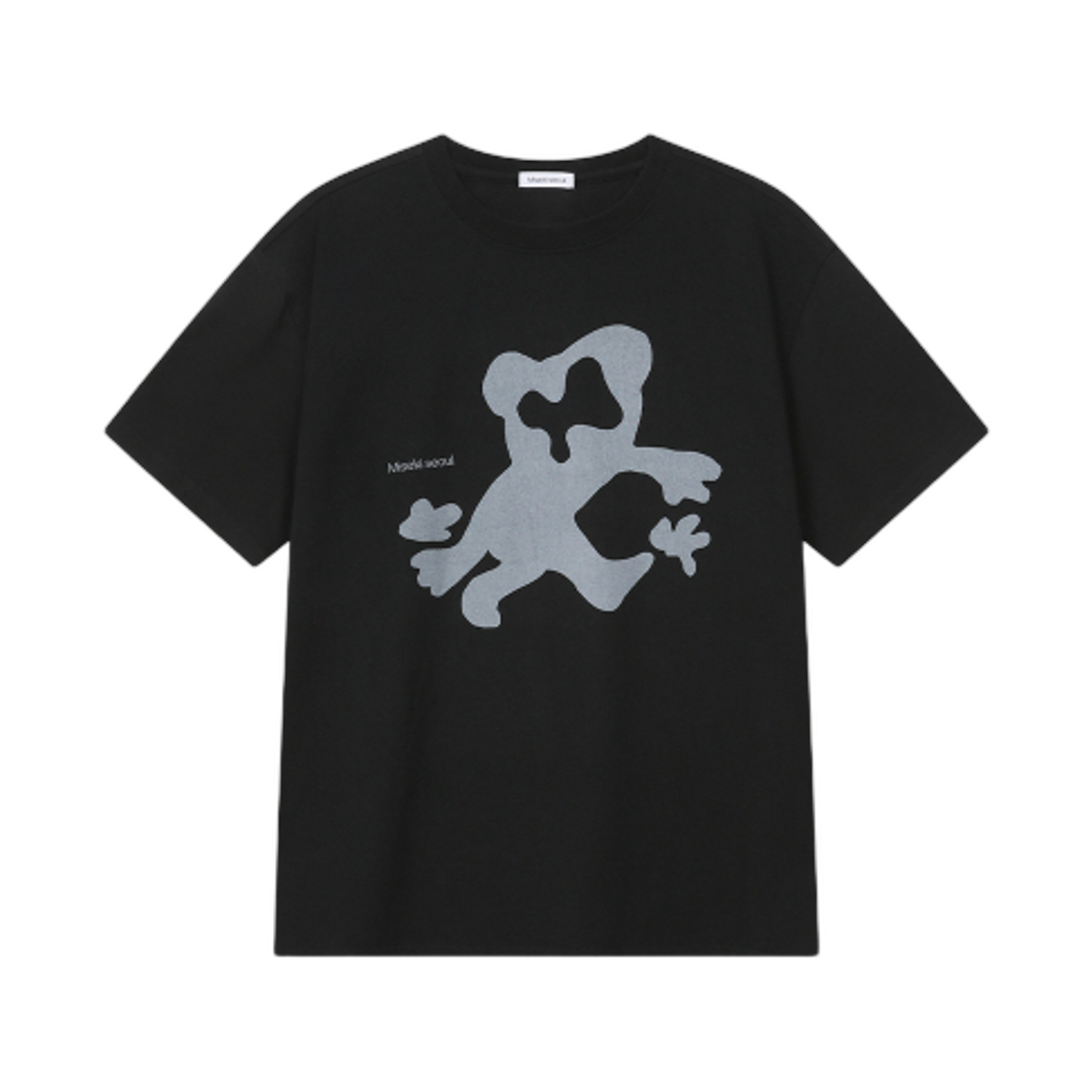 - (W) Miseki Seoul Teddy Graphic Short Sleeve Black