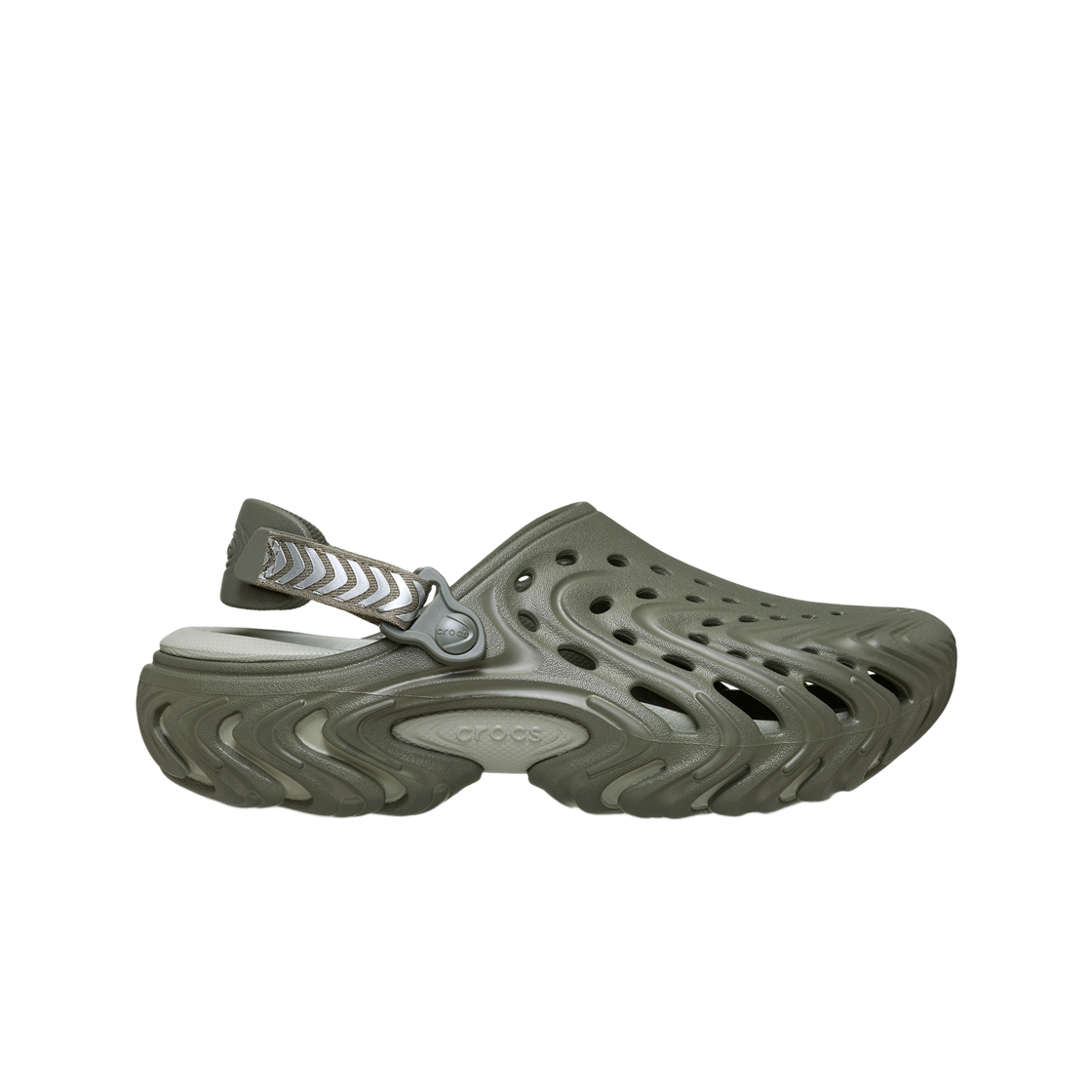 213780-1ZY Crocs Echo II Clog Chrome Silver