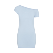 (W) Frankies Bikinis x Jennie Jen Mini Dress Powder Blue
