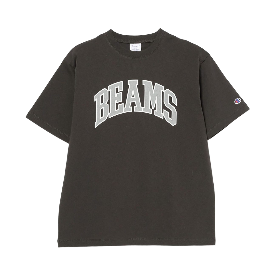 챔피온 x 빔즈로고 티셔츠 블랙(Champion x Beams Logo T-Shirt Black)