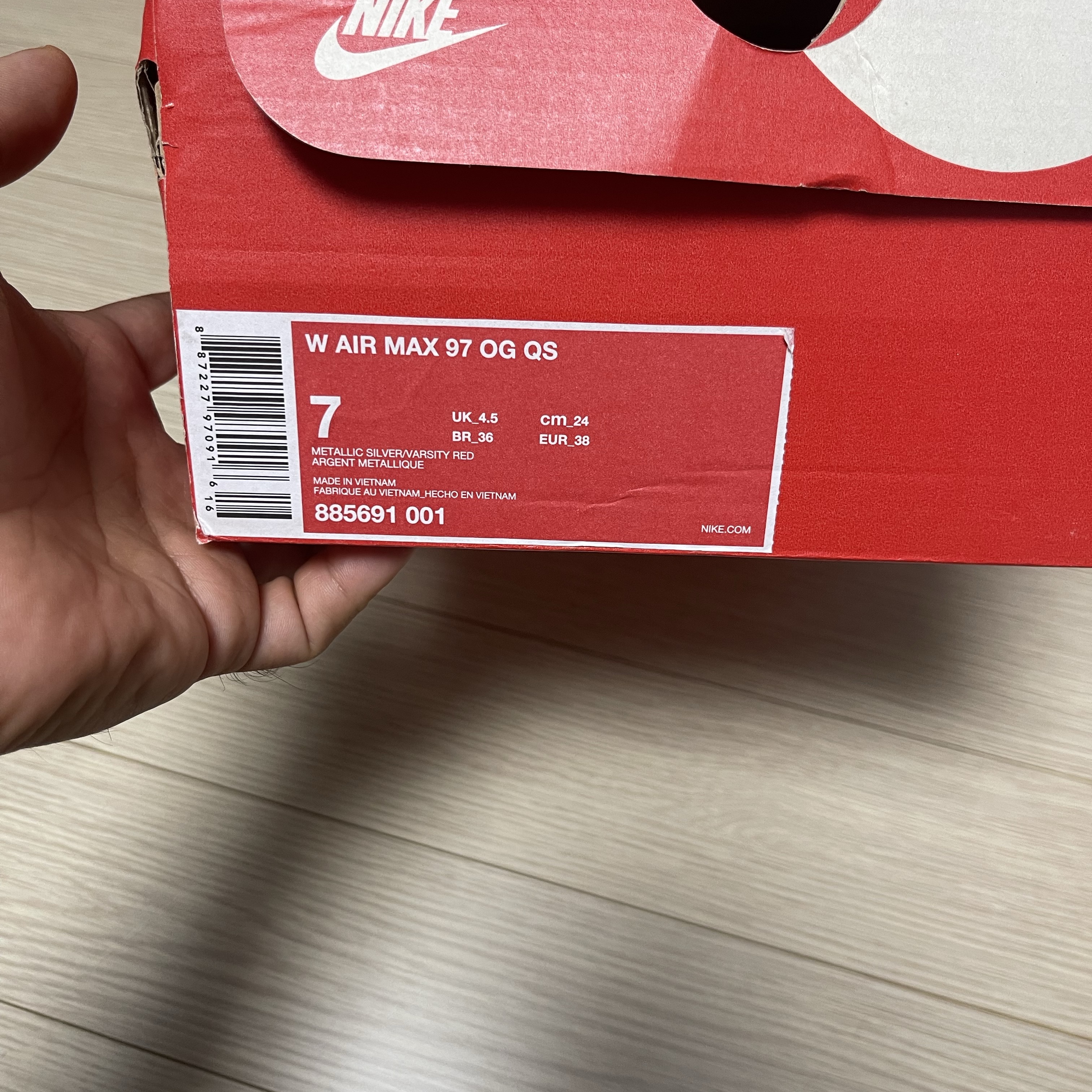 (W) Nike Air Max 97 OG Silver Bullet 2022 착용 스타일 - 3
