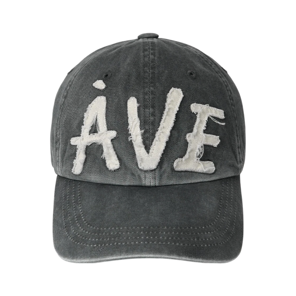 Aviemuah Aviemuah Applique Vintage Cap Grey · ONE SIZE