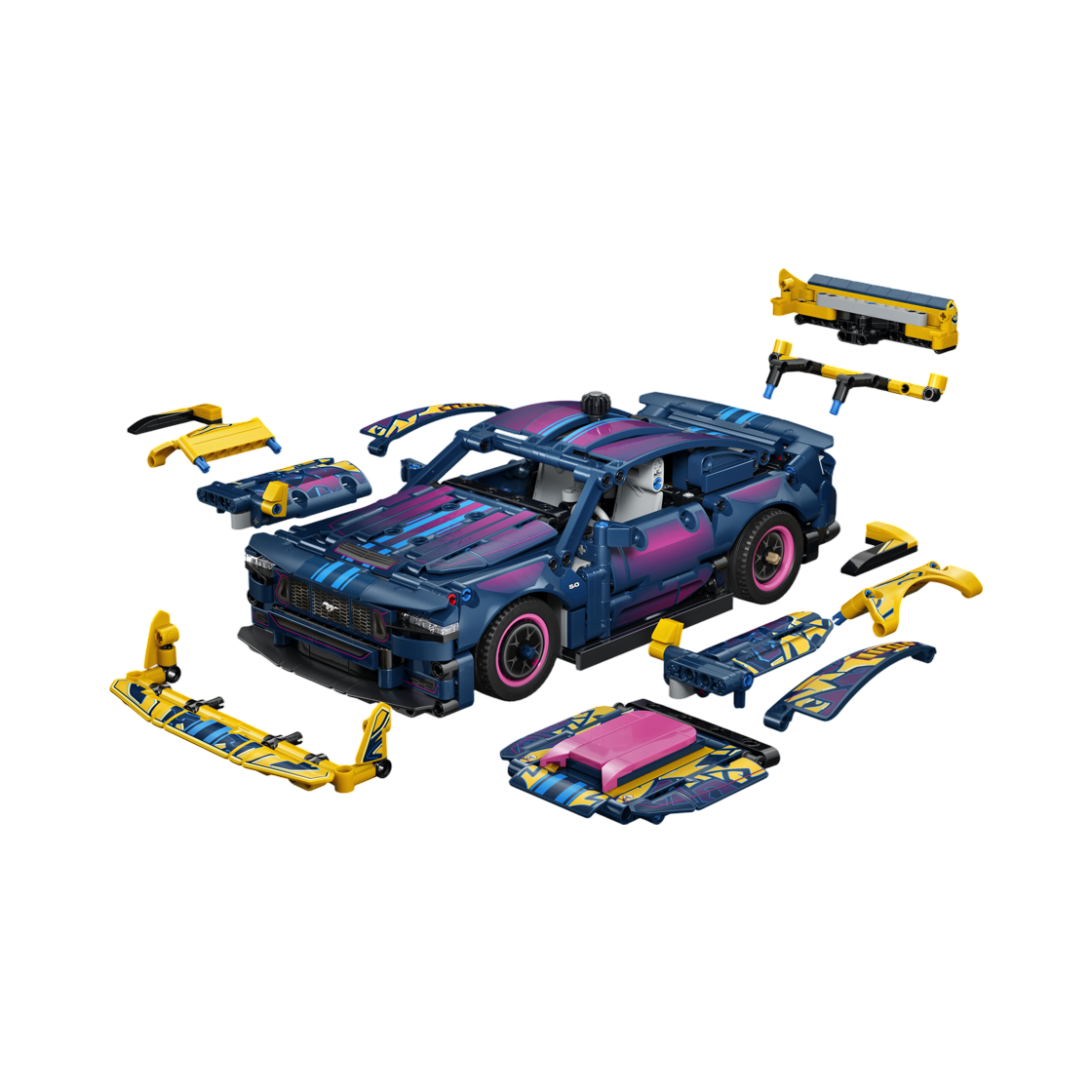 레고 테크닉 커스텀 개러지 포드 머스탱 GT(Lego Technic Custom Garage Ford Mustang GT Car) - 1