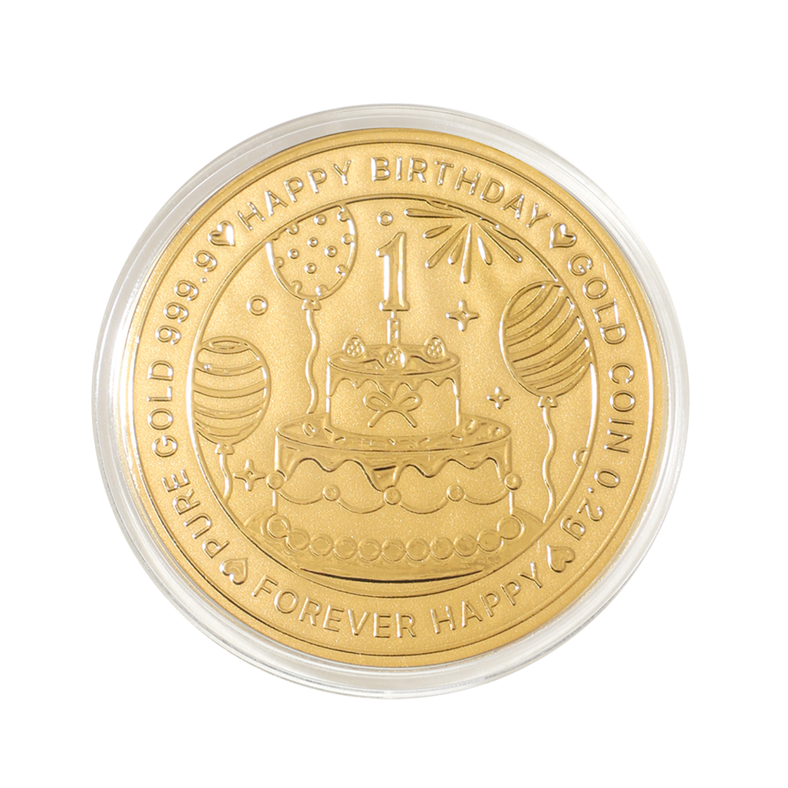 국제표준금거래소 생일 순금 코인 골드바 0.2g(International Standard Gold -Solid Gold Coin Gold Bar 0.2g)