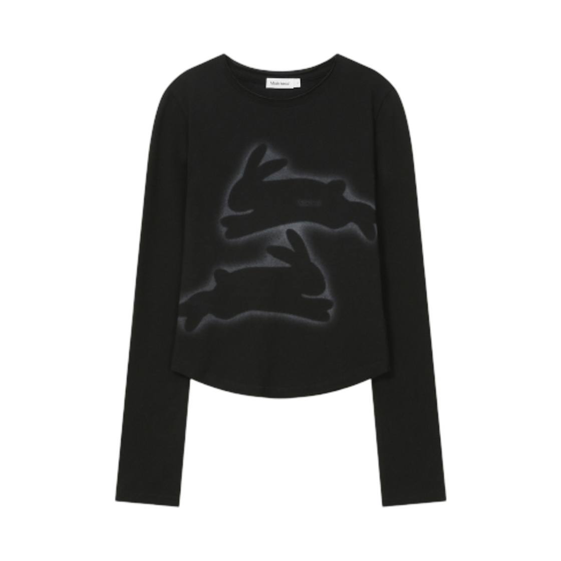 - (W) Miseki Seoul Twin Rabbit Long Sleeves Black