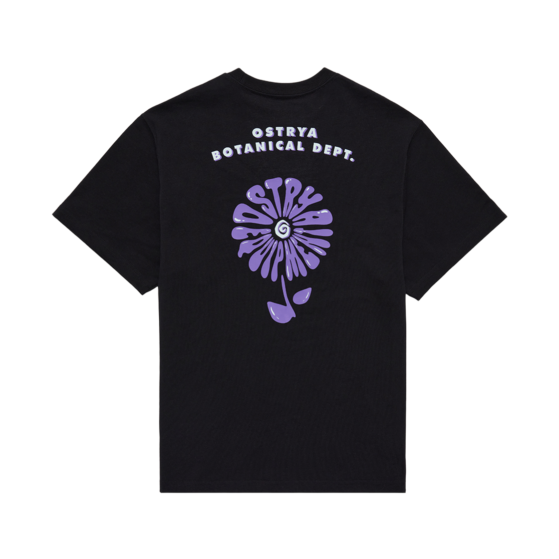 오스트리야 26SS 보타닉 스월 티 블랙(OSTRYA 26SS Botanic Swirl Tee Black)