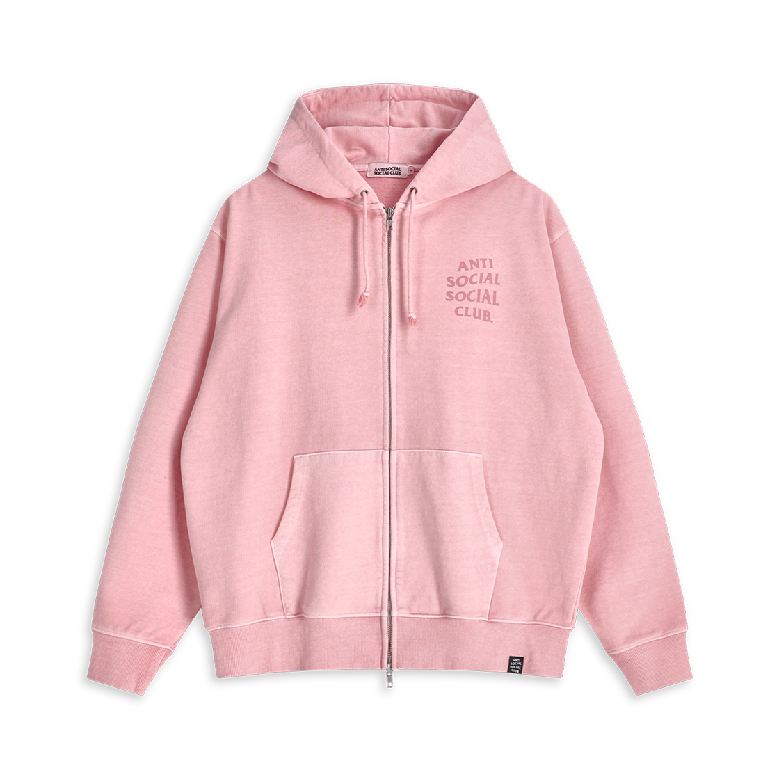 TI26A0300471 Anti Social Social Club OG Logo Hood Zip Pink