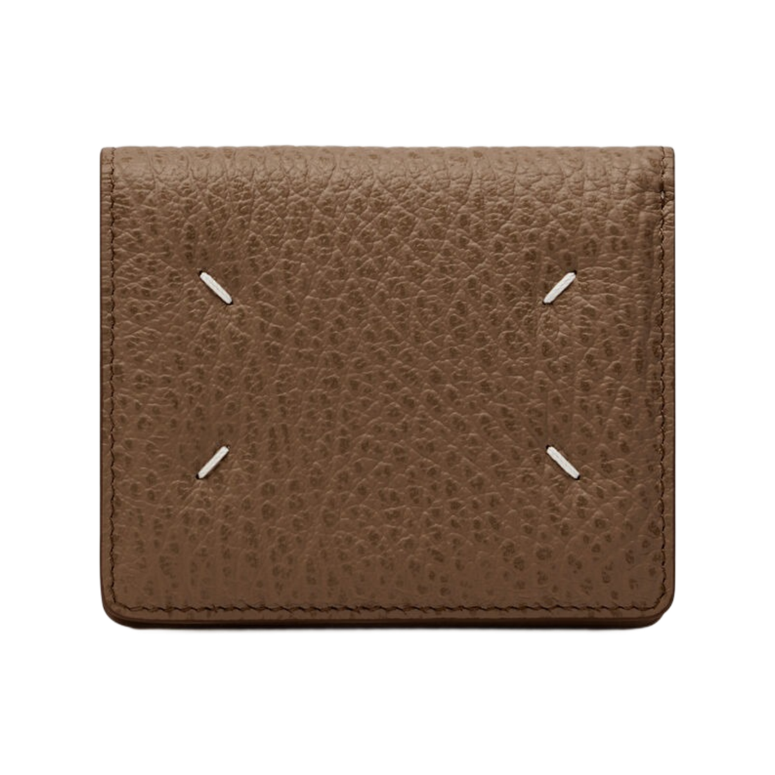 S56UI0140P4455T2181 Maison Margiela Four Stitches Pocket Card Holder Brown