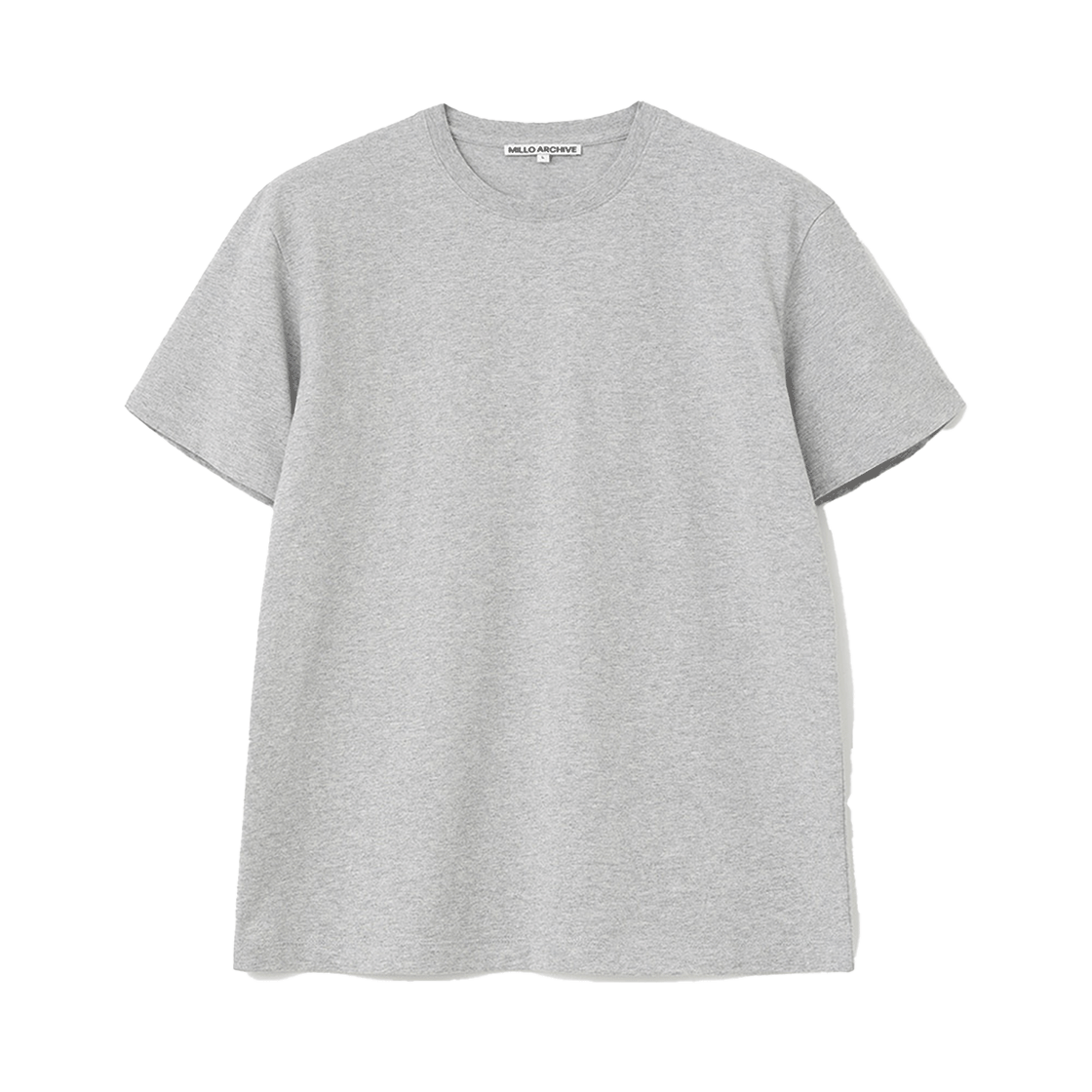 밀로 아카이브 오리지널 코튼 티셔츠 멜란지 그레이(Millo Archive Original Cotton T-Shirt Melange Gray)