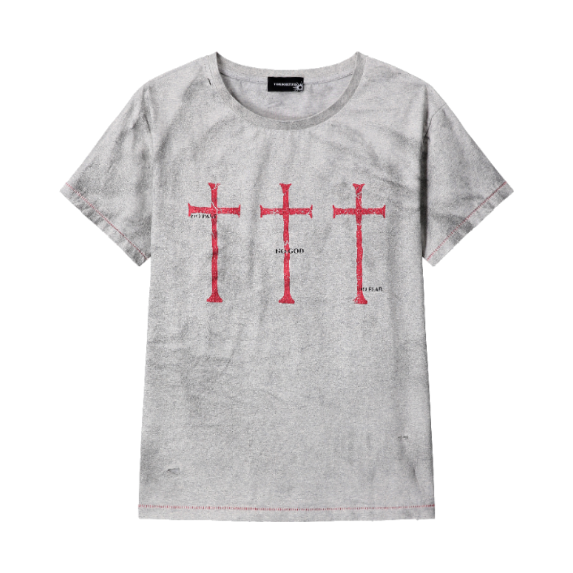 톤얼타이드  메시아 티셔츠 그레이(tornortied Messiah T-Shirt
Gray)