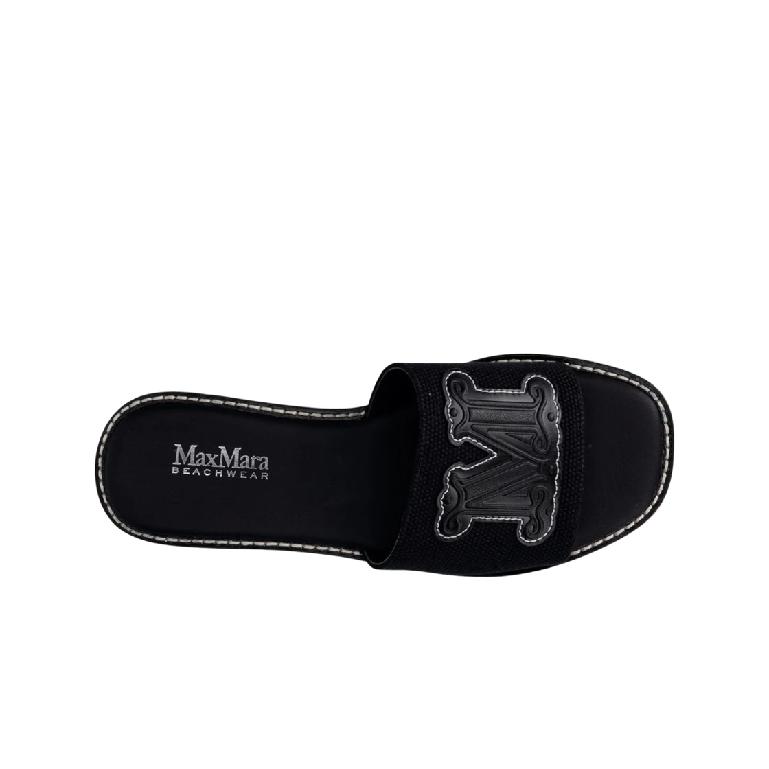 (W) 막스마라 카우카소 슬리퍼 블랙((W) Max Mara Caucaso Slippers Black) - 2