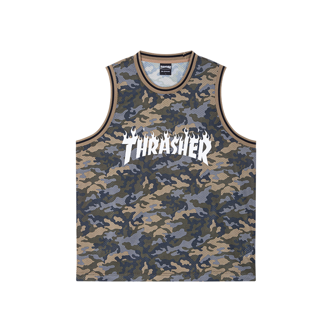 트레셔 유니폼 매시 슬리브리스 카모(Thrasher Uniform Mesh Sleeveless Camo) - 1
