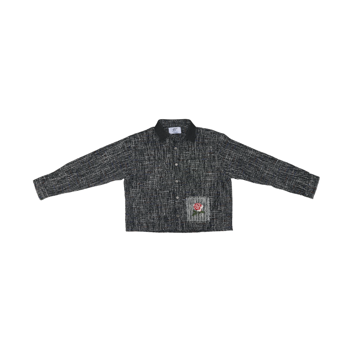 더그레이티스트 로즈 트위드셔츠 블랙(The Greatest Rose Tweed Shirt Black)