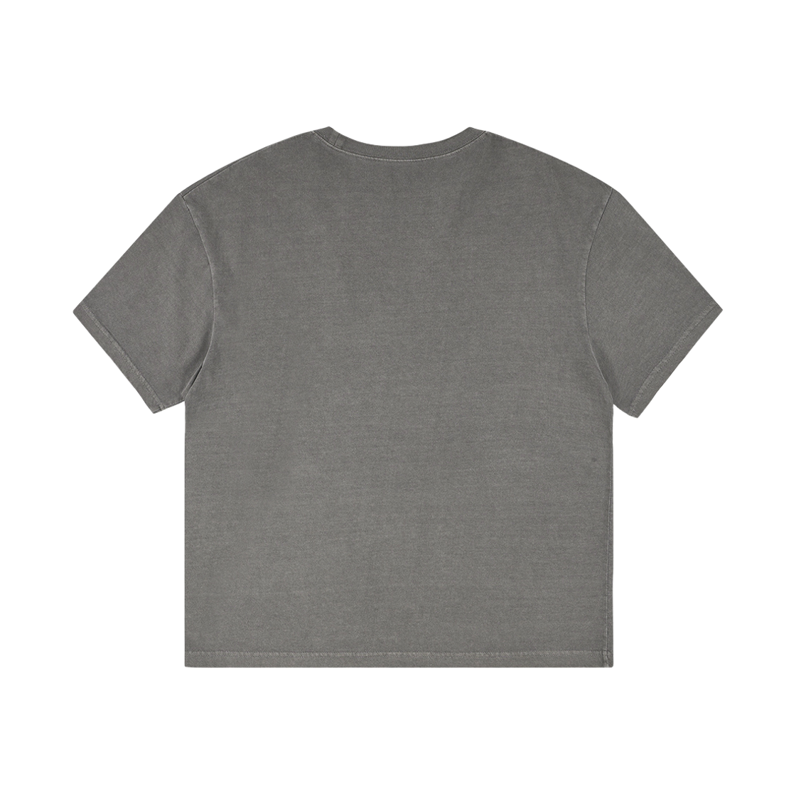 노디 트러블 스컬 디파트먼트 피그먼트 크롭 티 라이트 그레이(NODI Trouble Skull Dept Pigment Crop Tee Light Gray) - 2