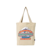 Patagonia Recycled Market Tote Bag Great Waves Classic Tan