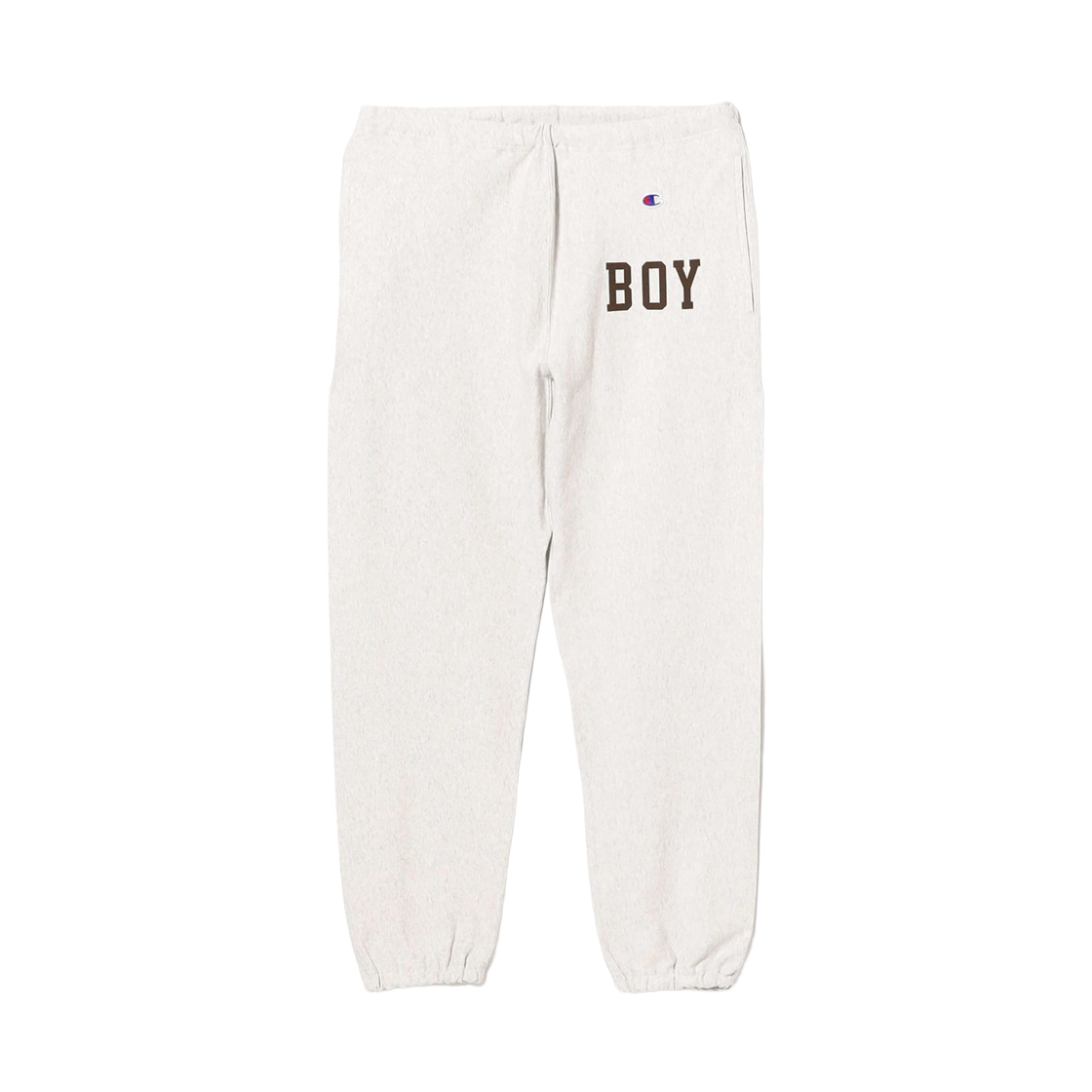 (W) 빔즈 보이 x 챔피온 리버스 위브 팬츠 오트밀((W) Beams Boy x Champion Reverse Weave Pants Oatmeal) - 1