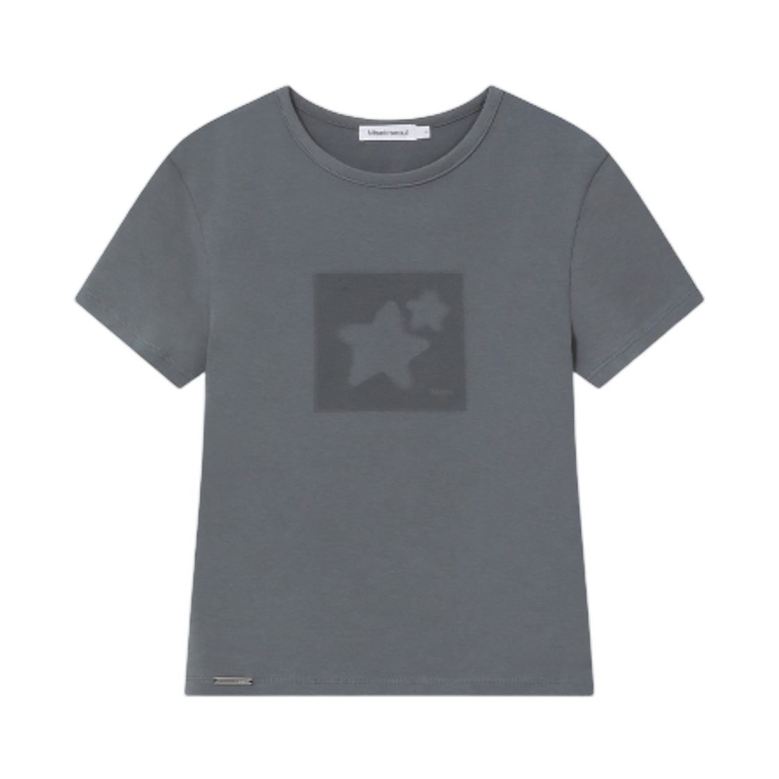 - (W) Miseki Seoul Midnight Stars Fitted Short Sleeve Charcoal
