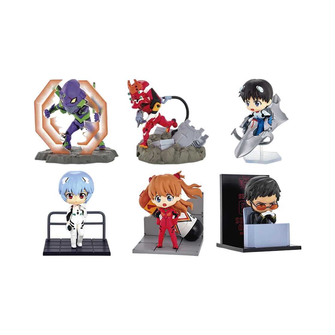 리멘트 에반게리온 데스큐 데스크탑 에바 (6개입)(Re-Ment Evangelion DesQ Desktop EVA (6 Blind Boxes)) - 2